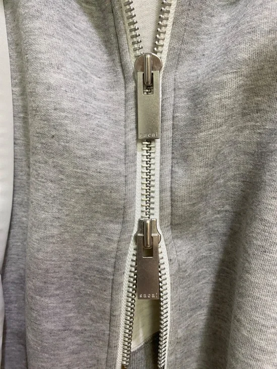 Sacai Sponge x Nylon Twill Hoodie - Picture 5 of 13